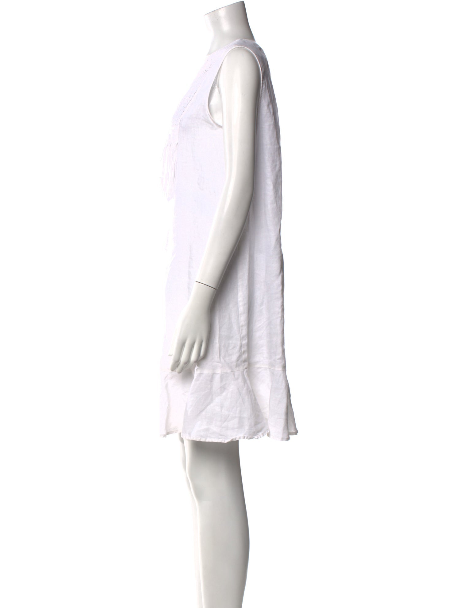 Miguelina Linen Mini Dress