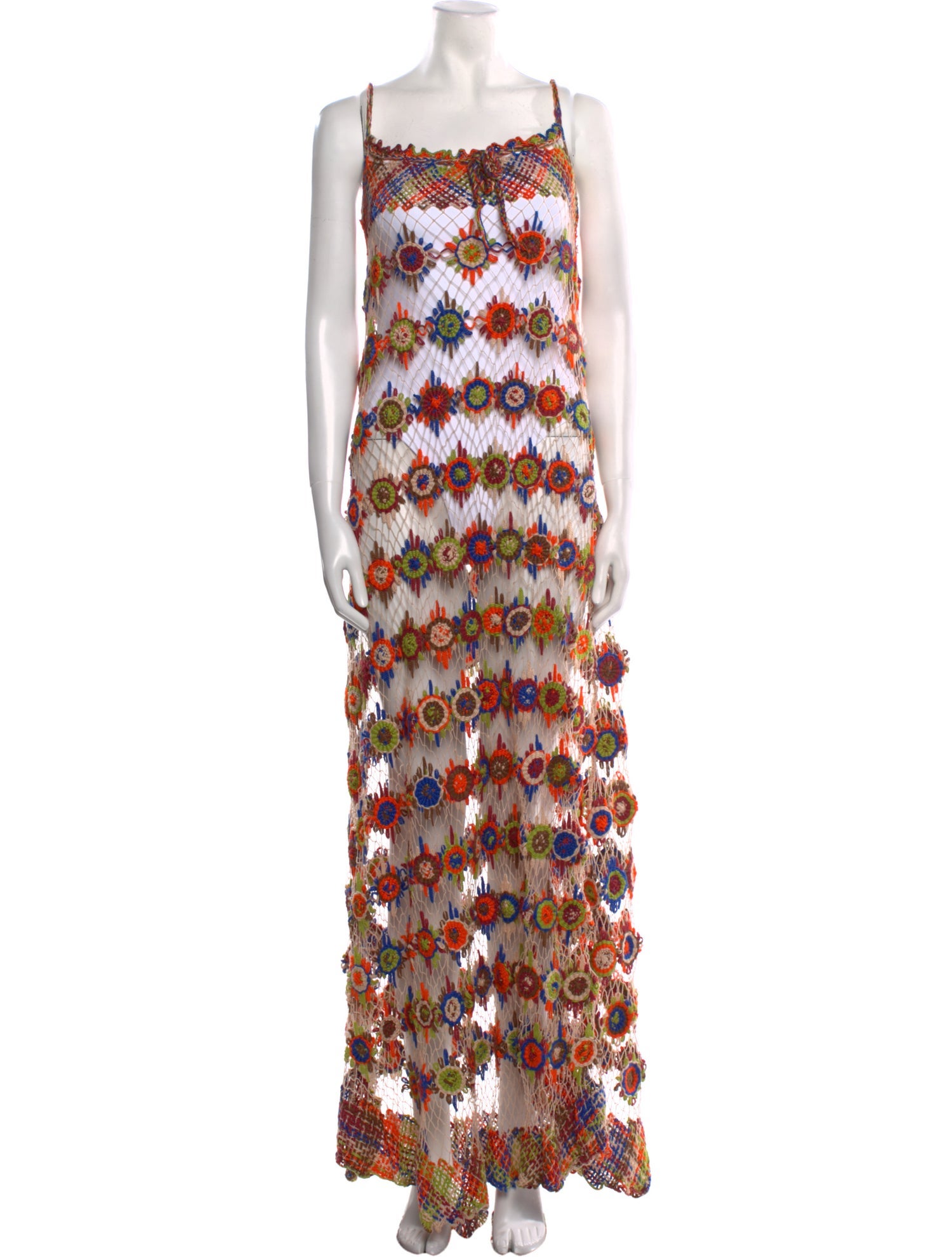 Miguelina Printed Long Dress