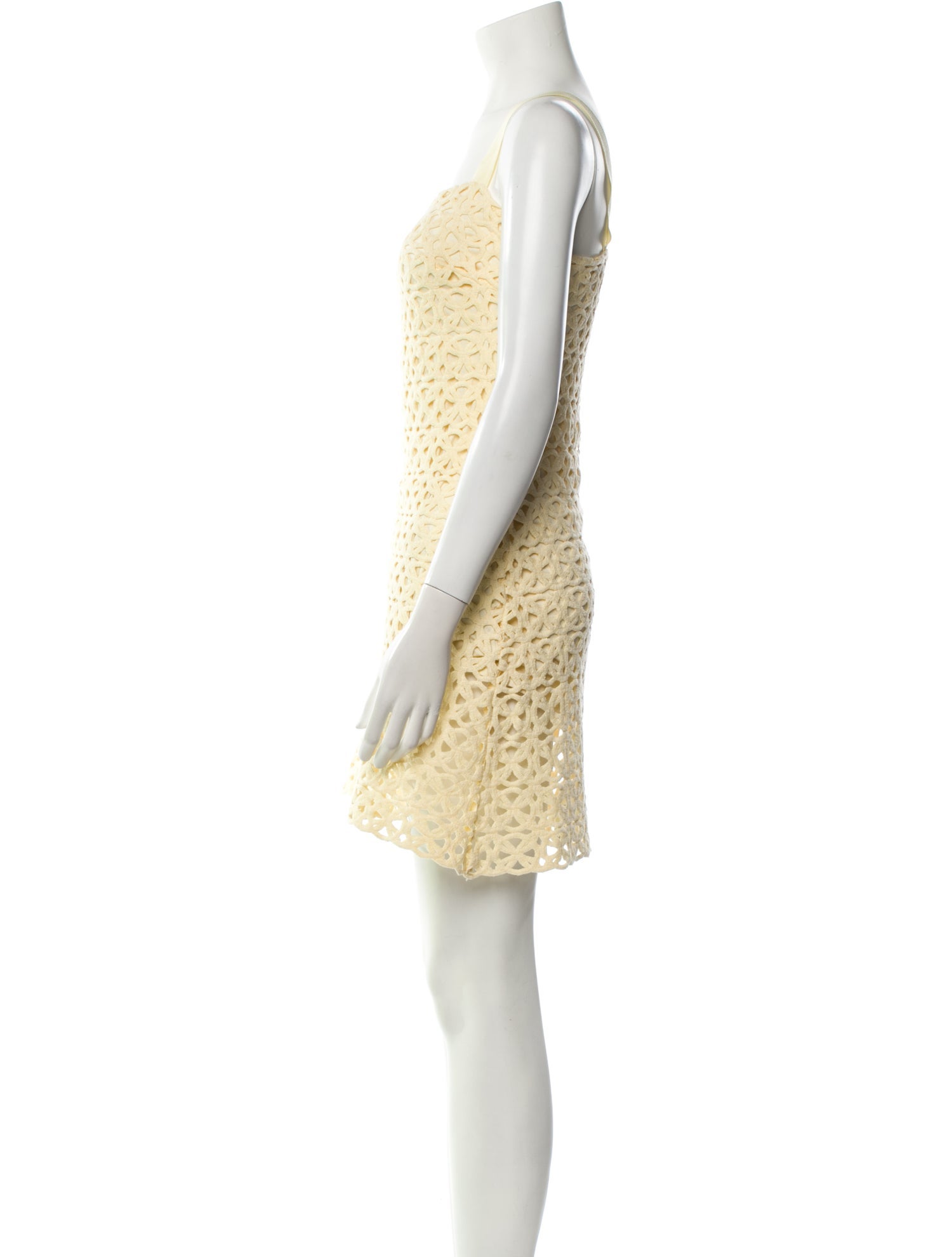 Miguelina Square Neckline Mini Dress