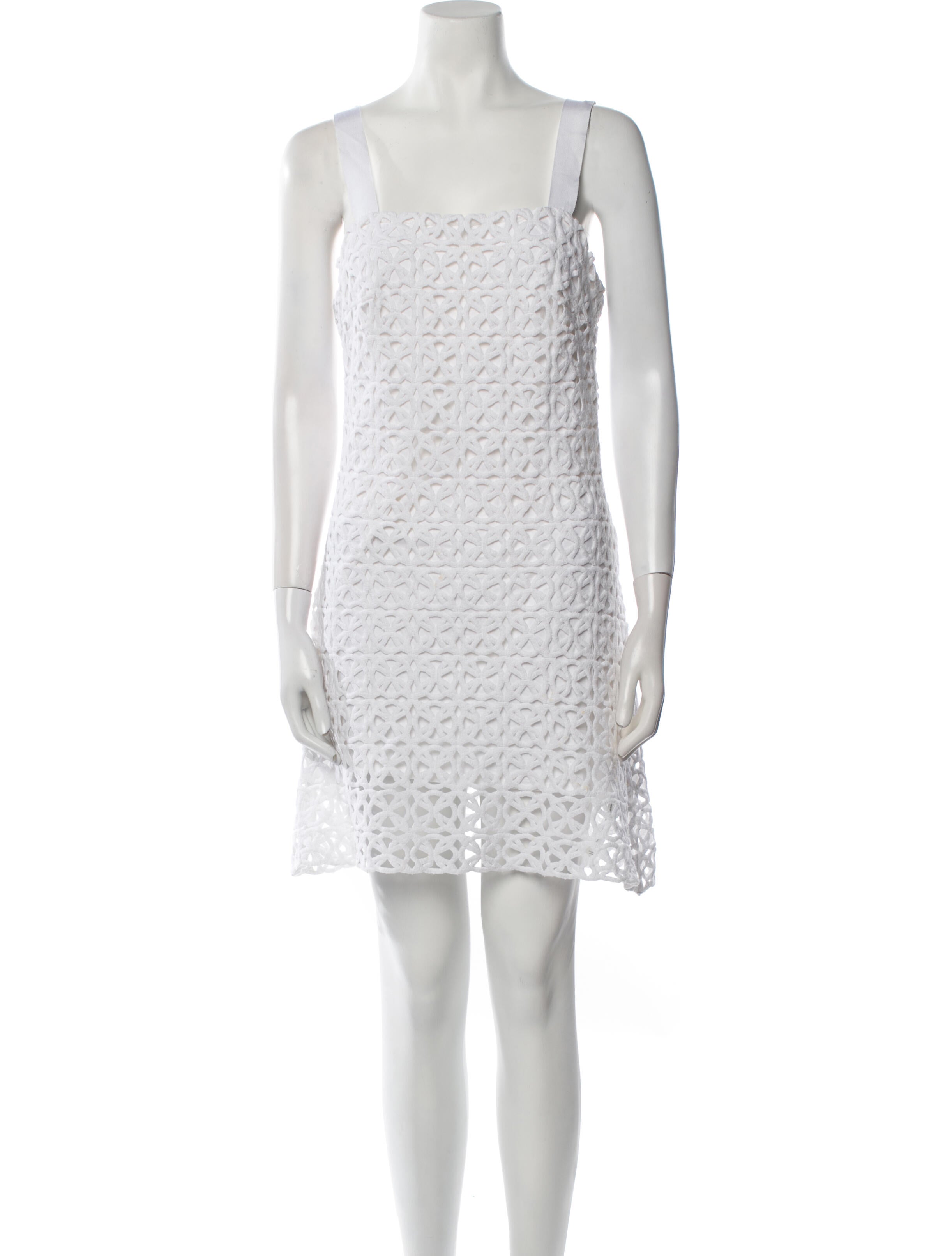 Miguelina Square Neckline Mini Dress