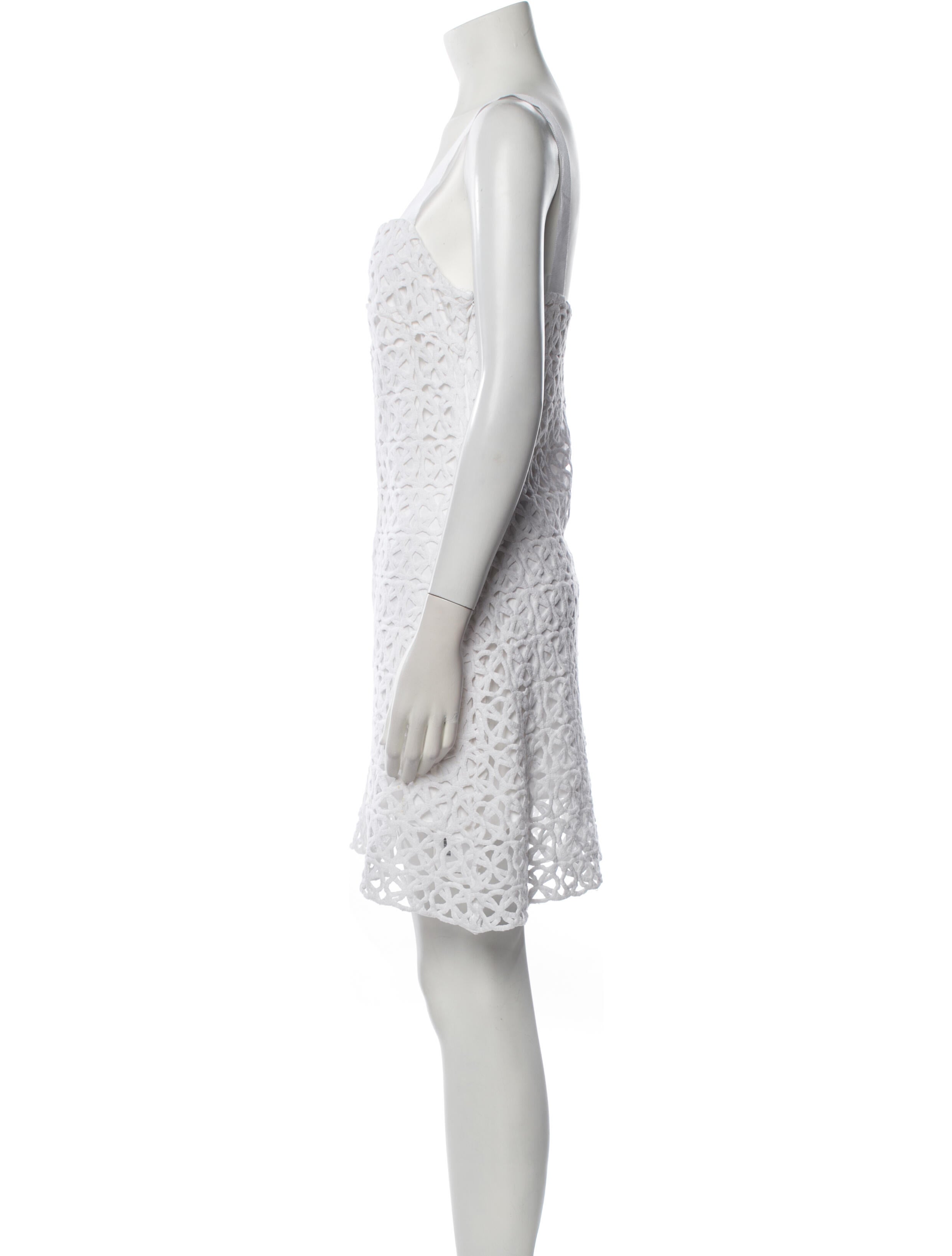 Miguelina Square Neckline Mini Dress