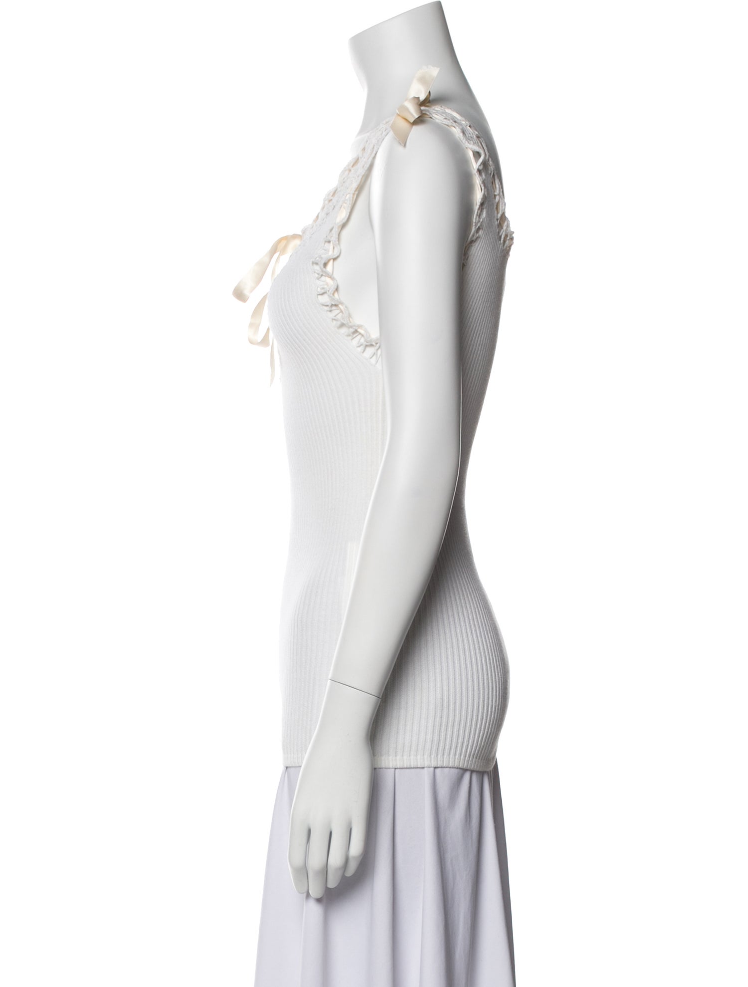 Miguelina Scoop Neck Sleeveless Top