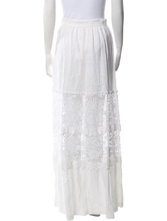 Miguelina Linen Midi Length Skirt