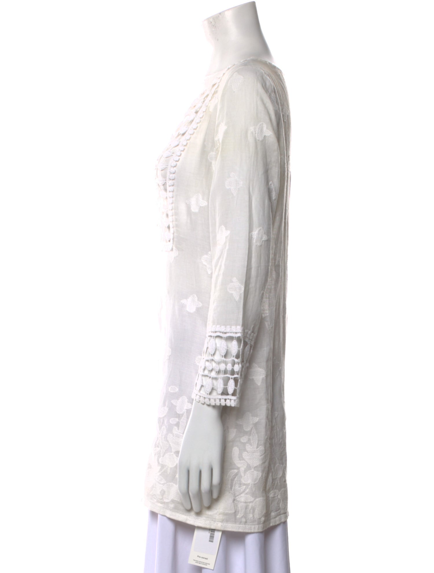 Miguelina Printed V-Neck Tunic