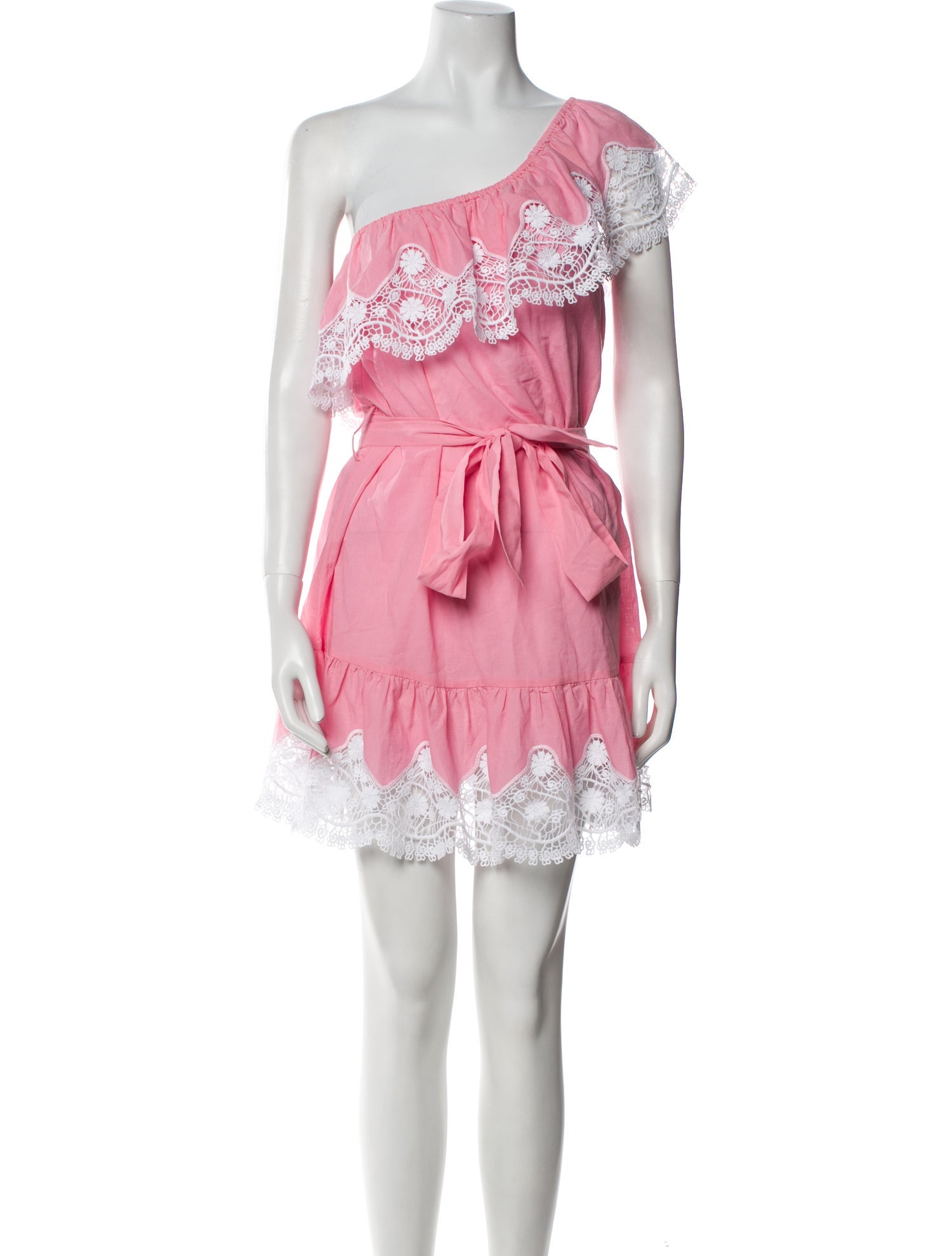 Miguelina One-Shoulder Mini Dress w/ Tags