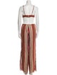Miguelina Linen Striped Pant Set