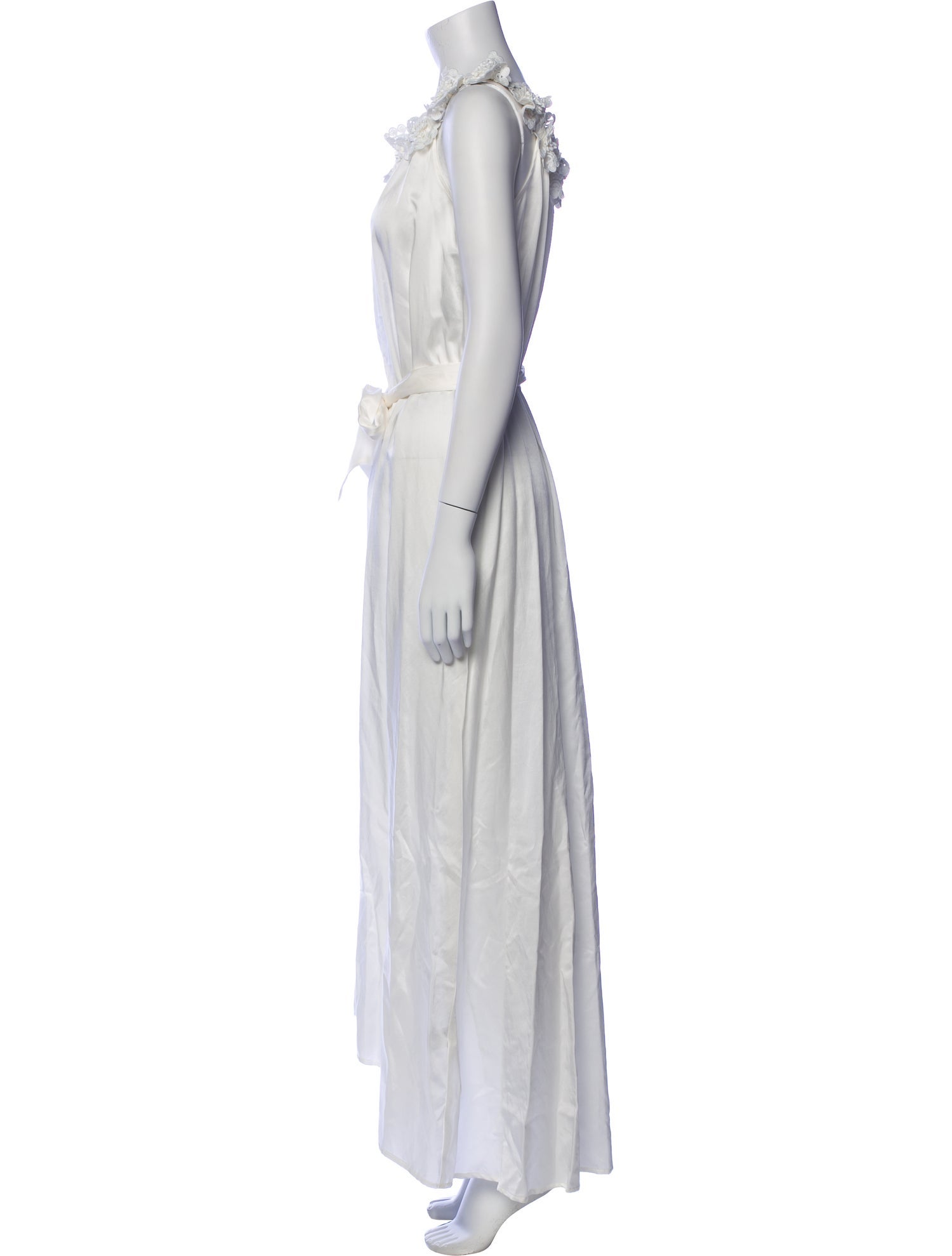 Miguelina Scoop Neck Long Dress