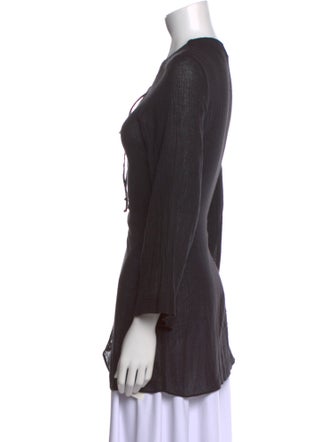 Miguelina V-Neck Three-Quarter Sleeve Tunic