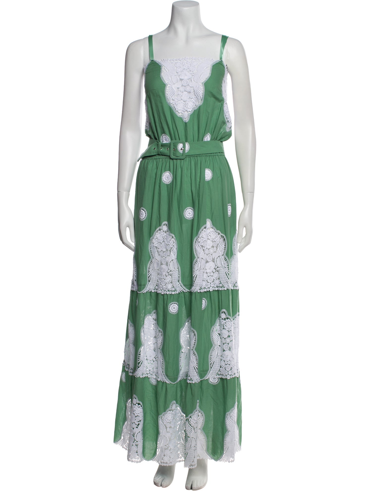 Miguelina Floral Print Long Dress