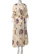 Miguelina Linen Long Dress