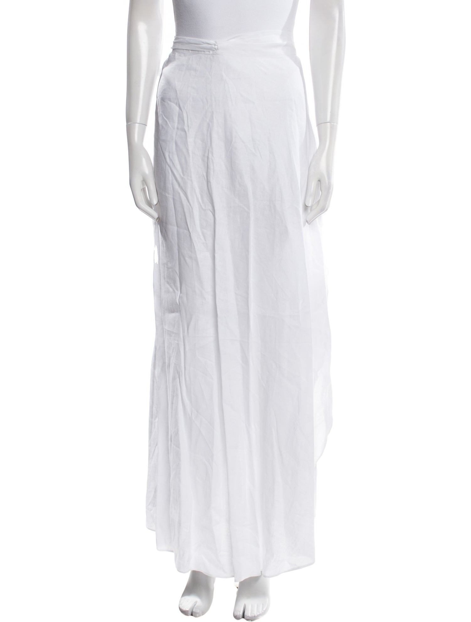 Miguelina Linen Long Skirt