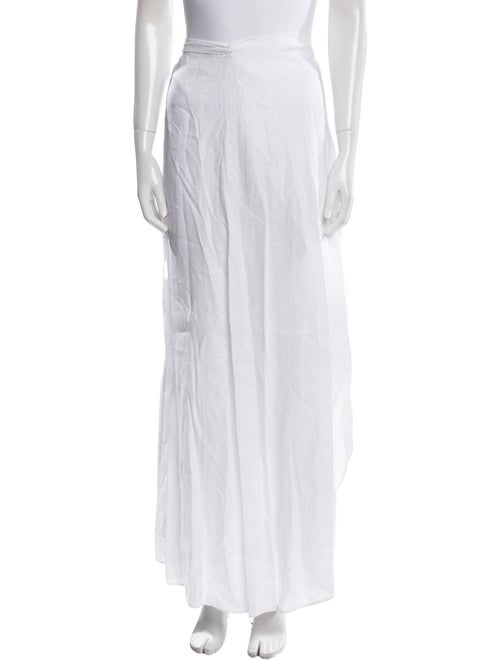 Miguelina Linen Long Skirt