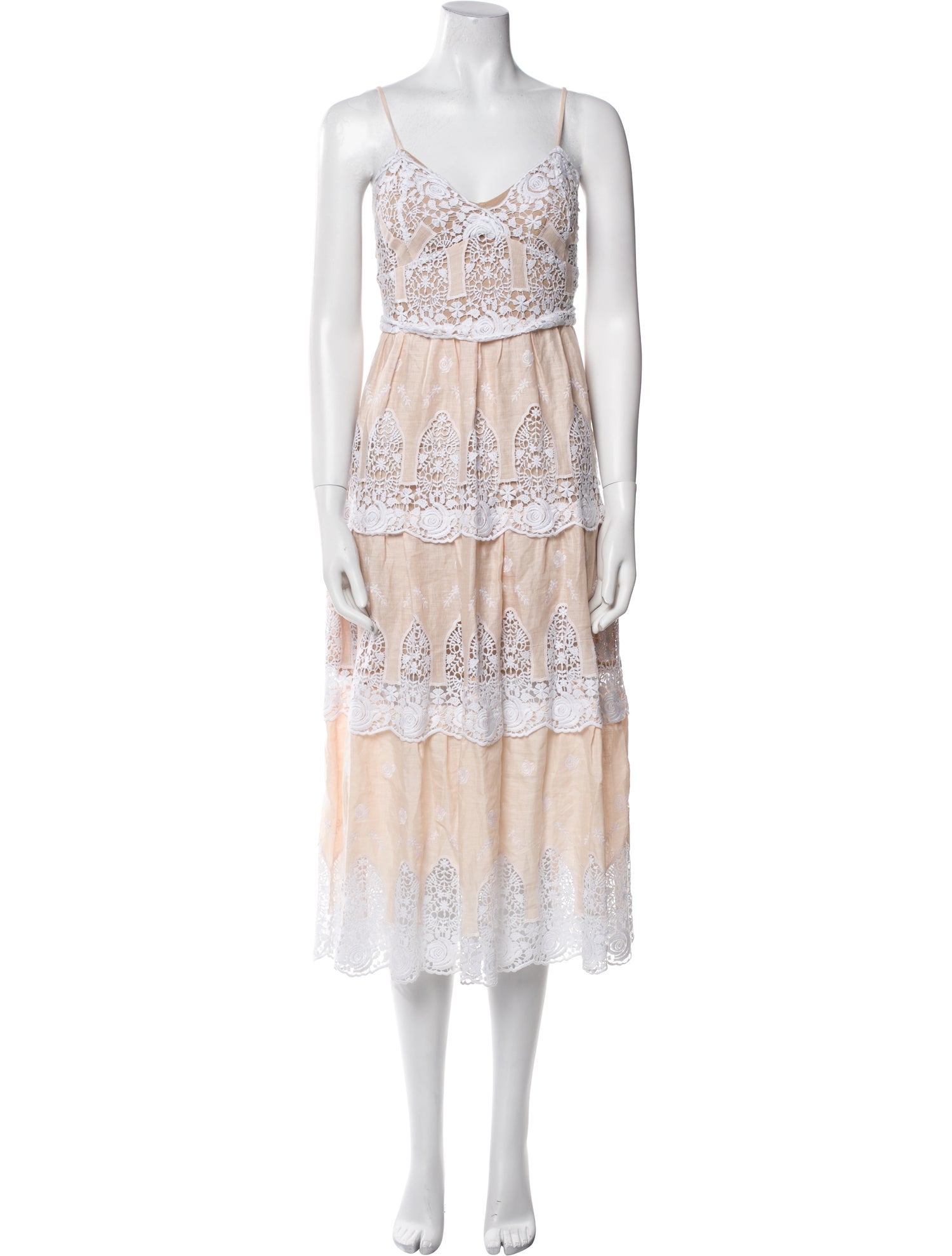 Miguelina Linen Long Dress