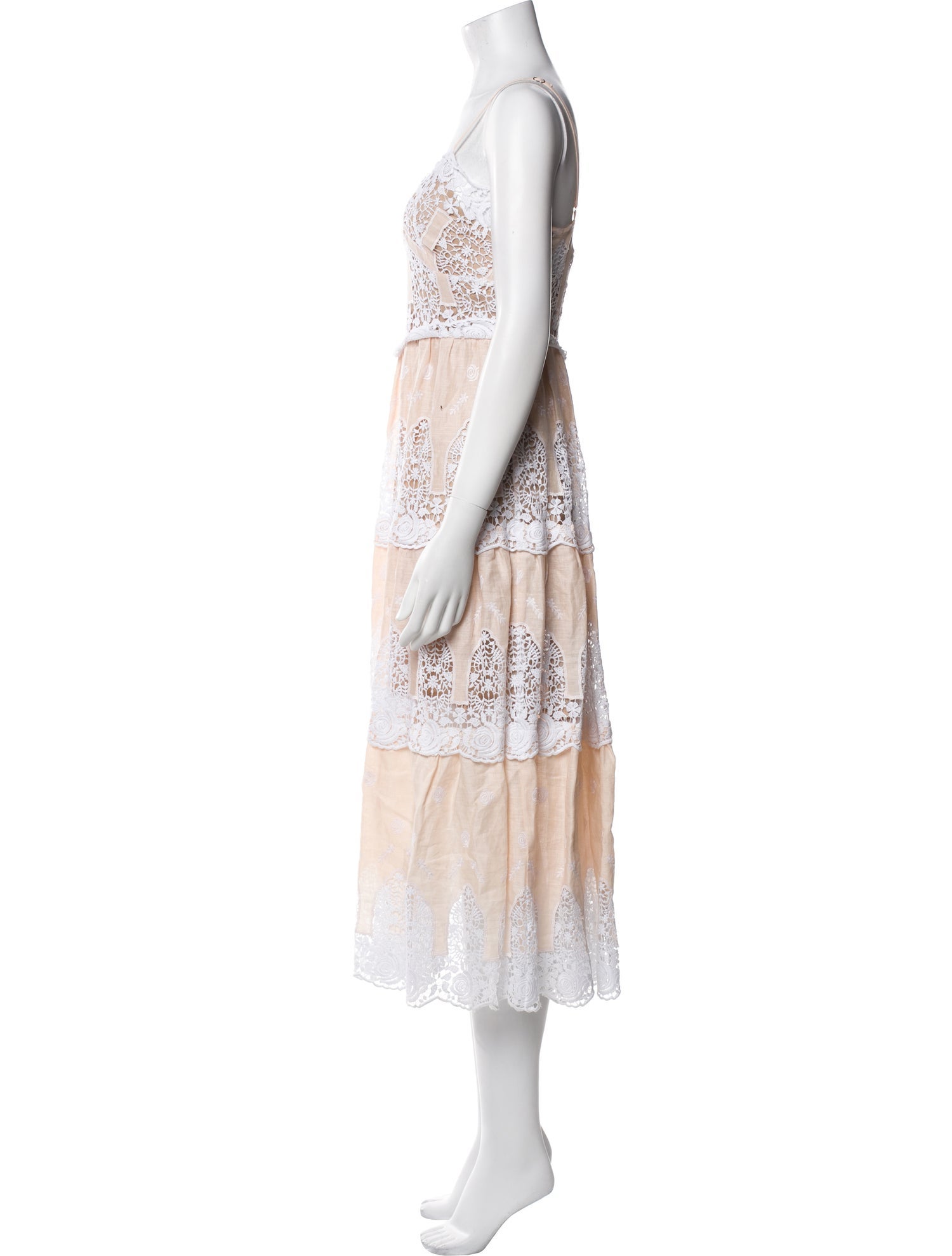 Miguelina Linen Long Dress