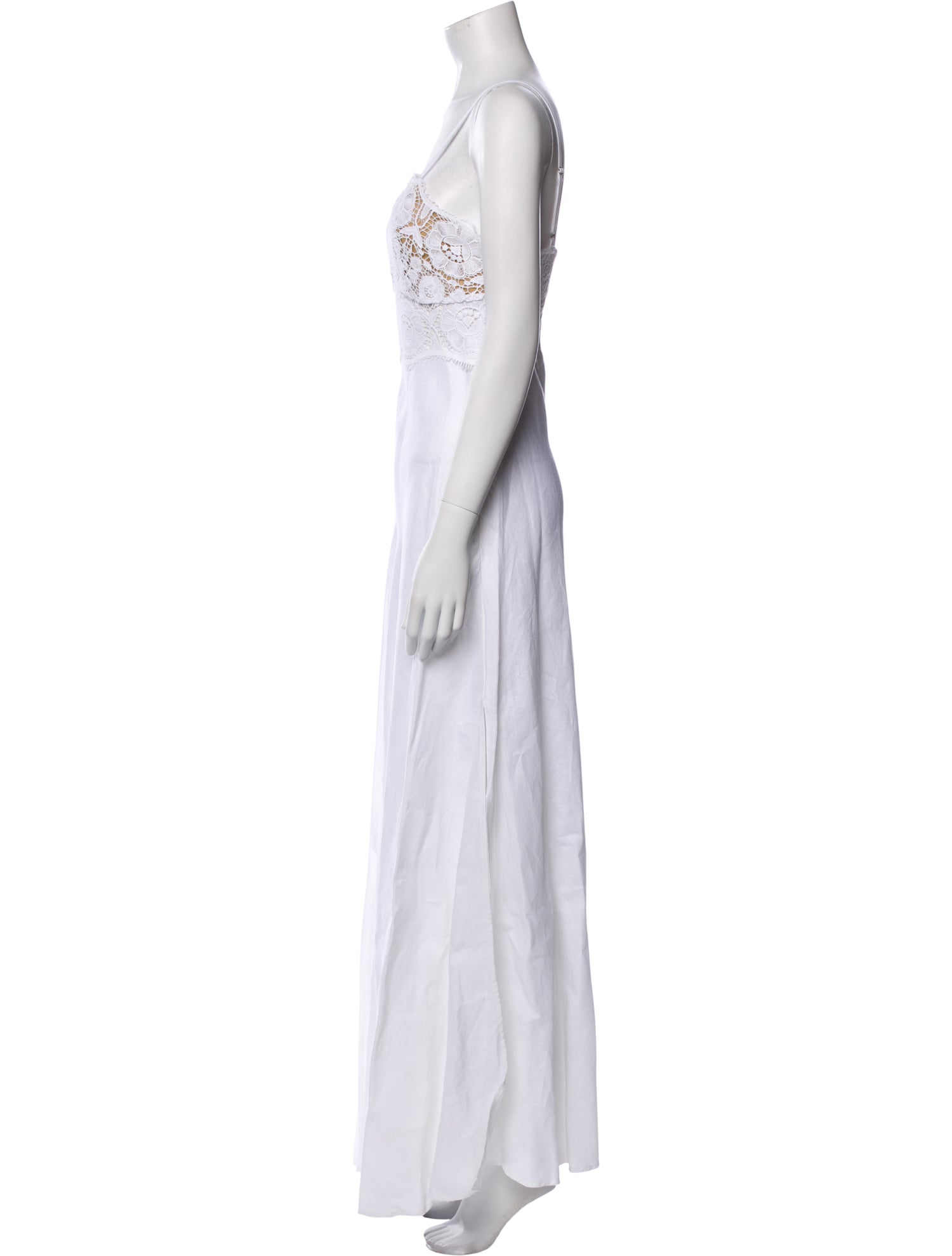 Miguelina V-Neck Long Dress w/ Tags