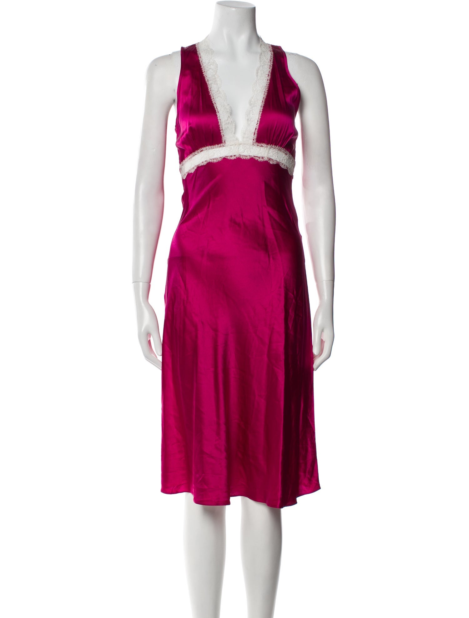 Miguelina Silk Midi Length Dress w/ Tags