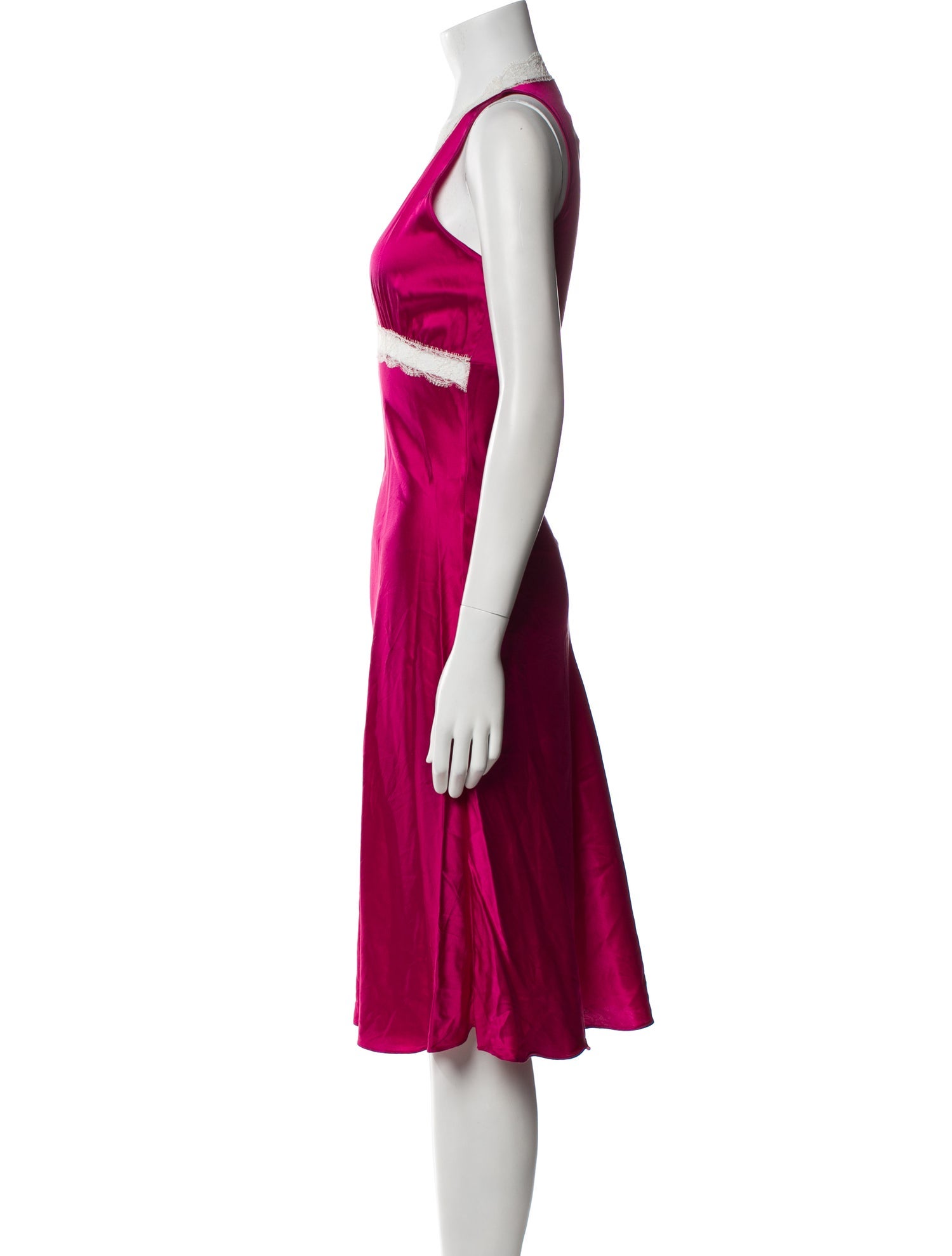 Miguelina Silk Midi Length Dress w/ Tags