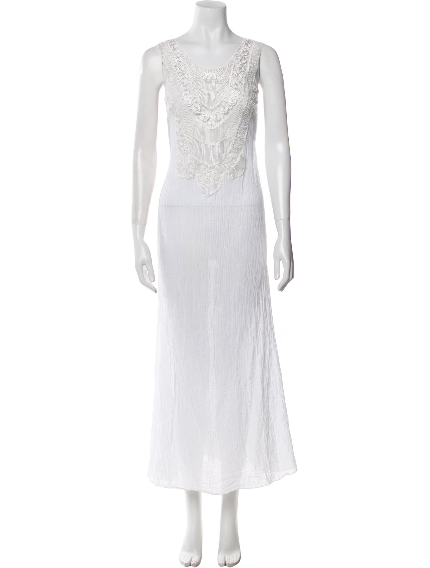 Miguelina Scoop Neck Long Dress