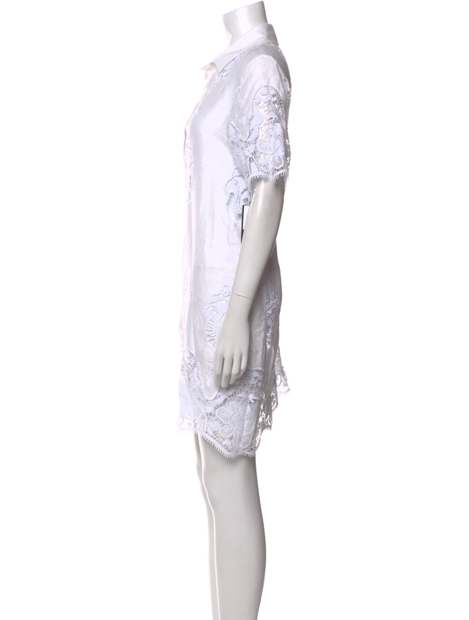 Miguelina Linen Mini Dress w/ Tags