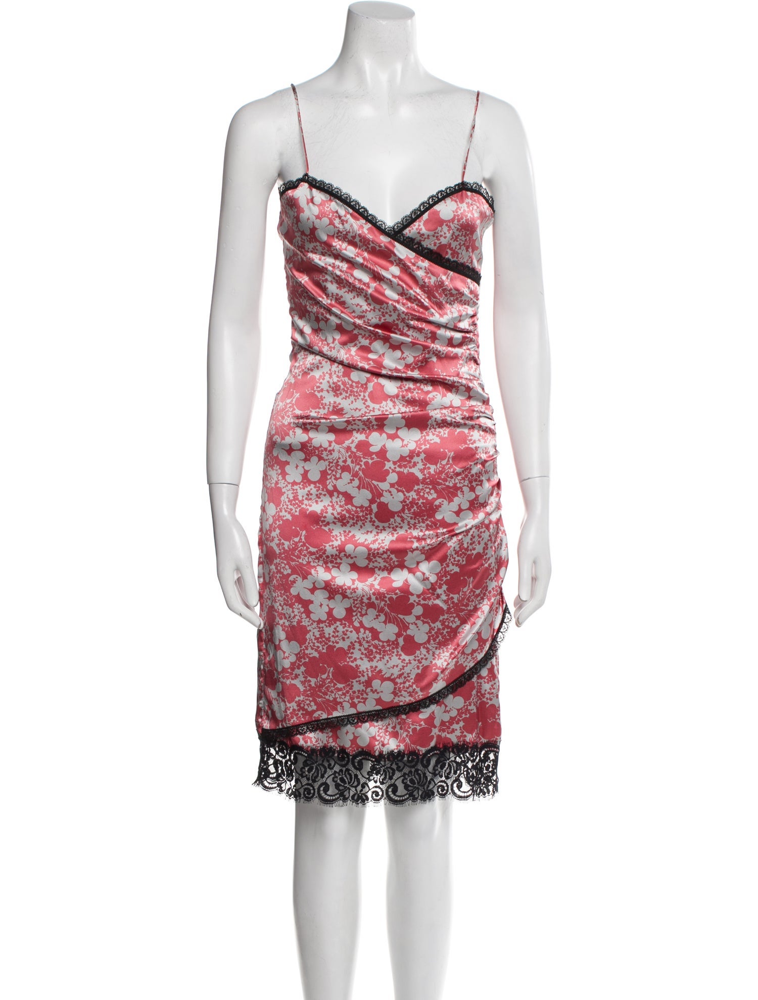 Miguelina Printed Knee-Length Dress