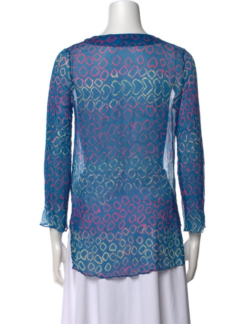 Miguelina Silk Printed Blouse