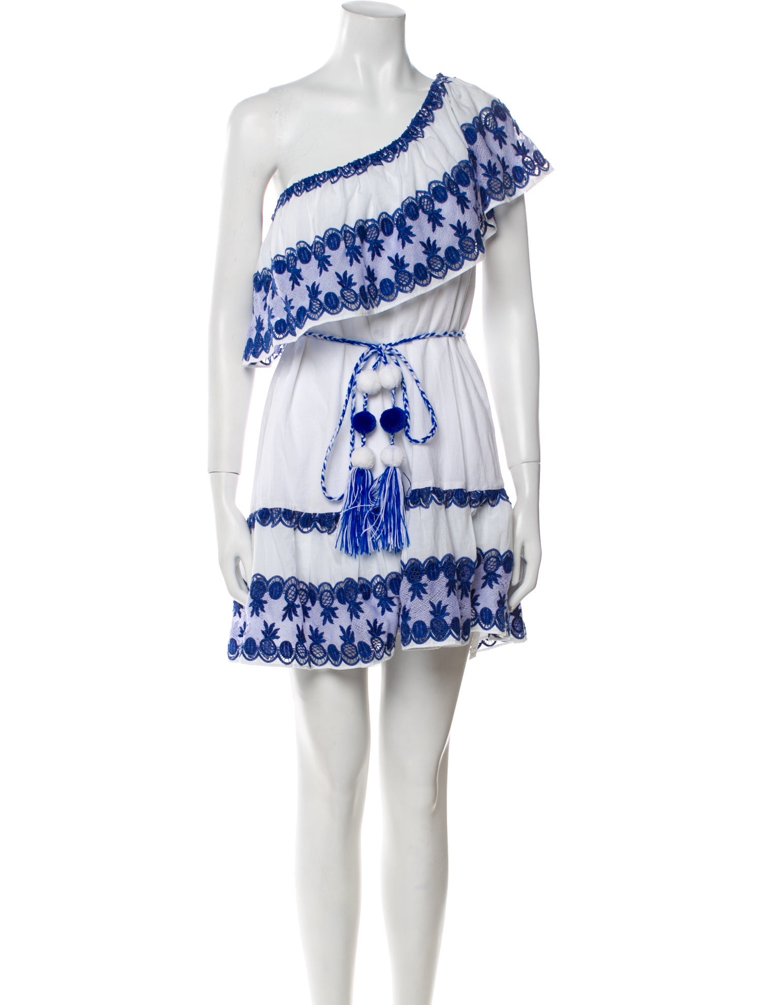 Miguelina Tie-Dye Print Mini Dress