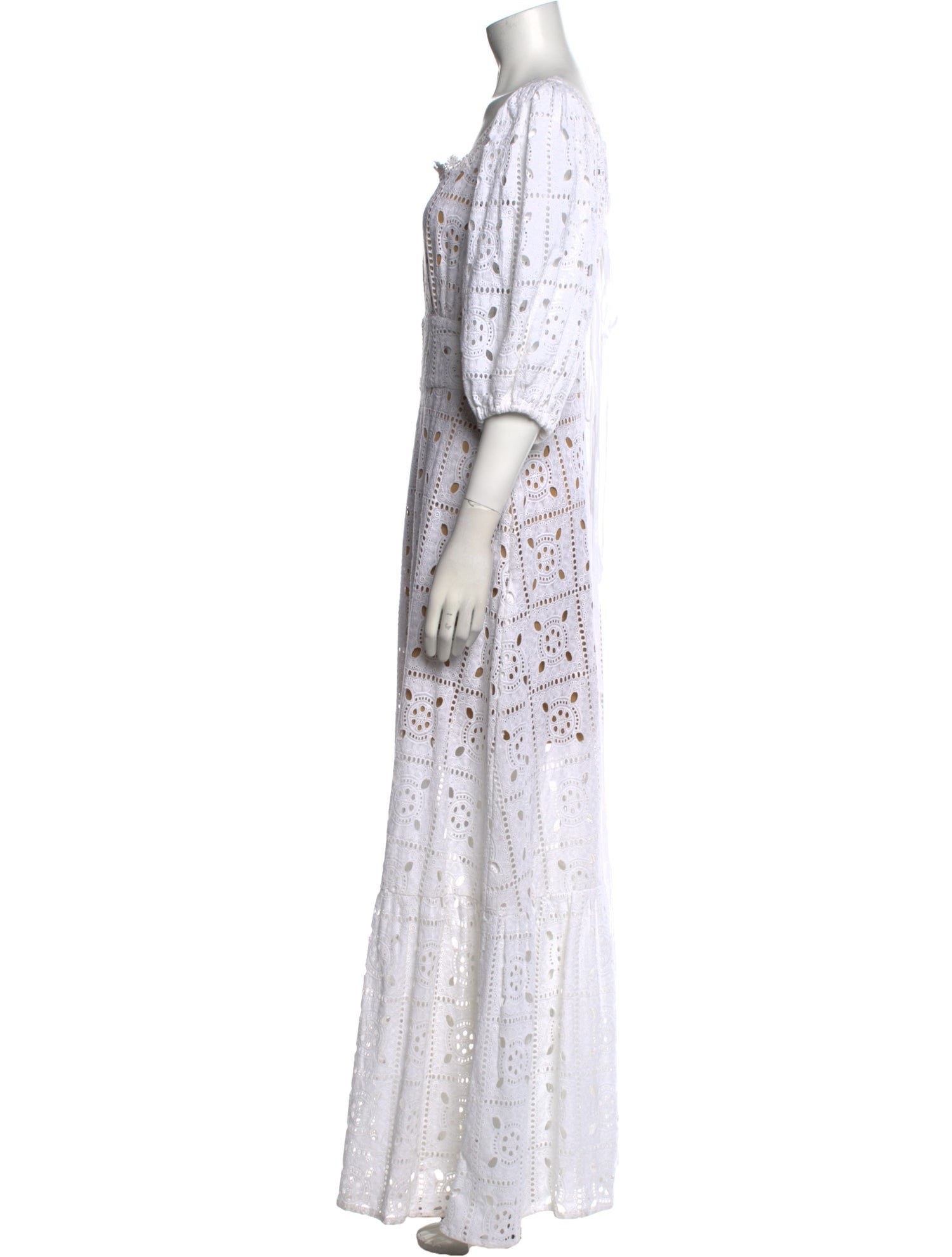 Miguelina Printed Long Dress