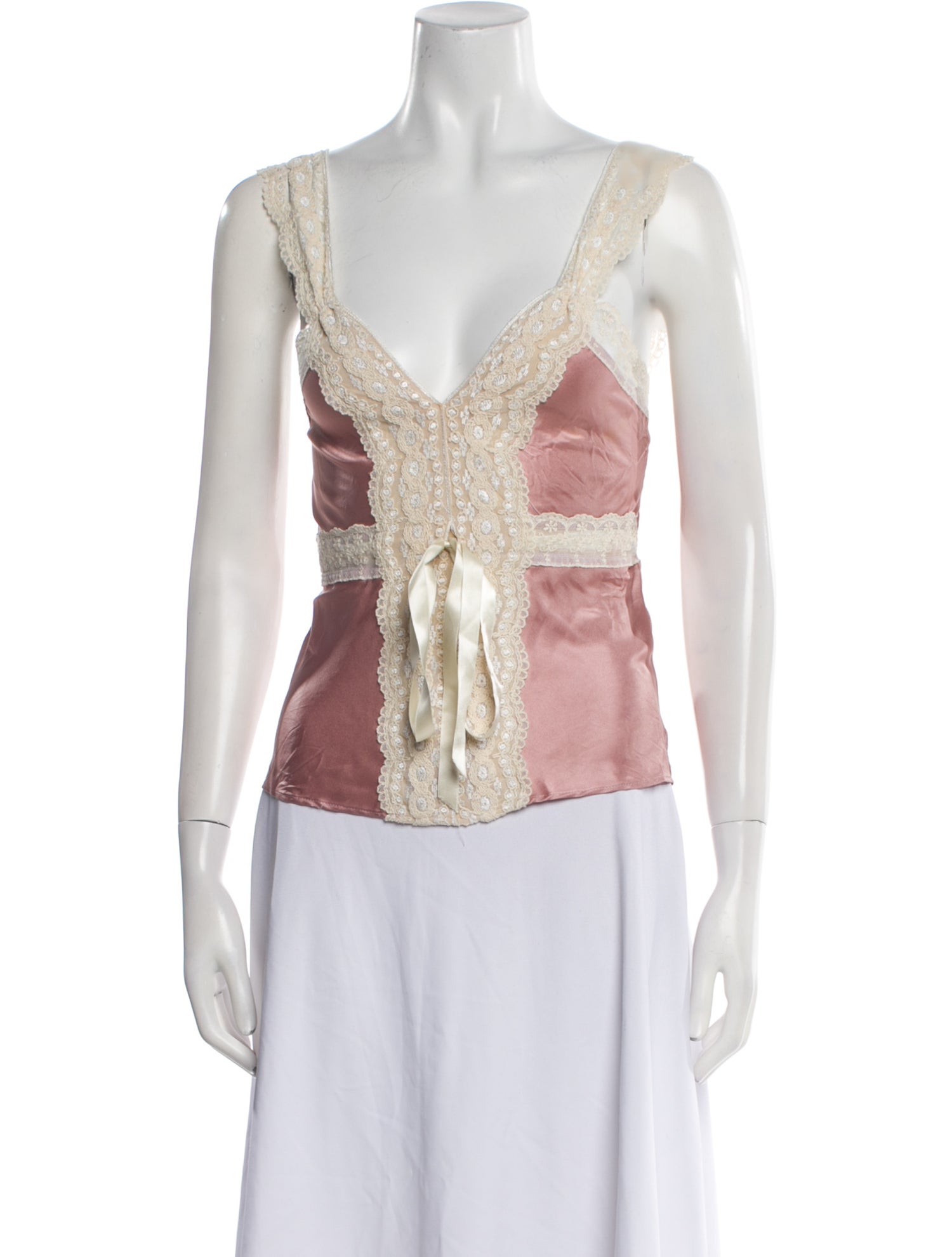 Miguelina Silk Printed Crop Top