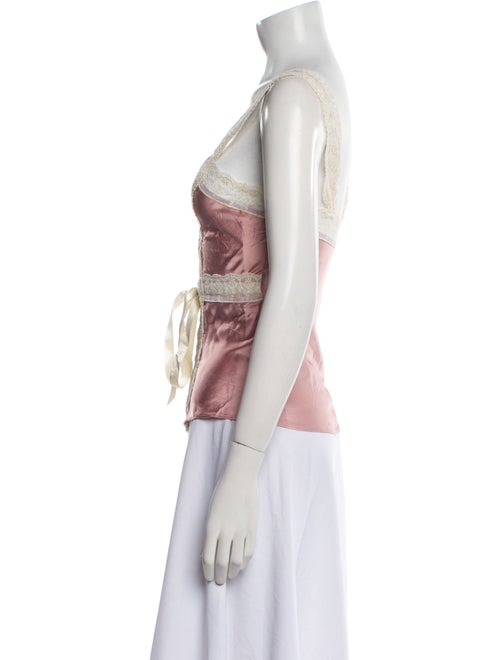 Miguelina Silk Printed Crop Top