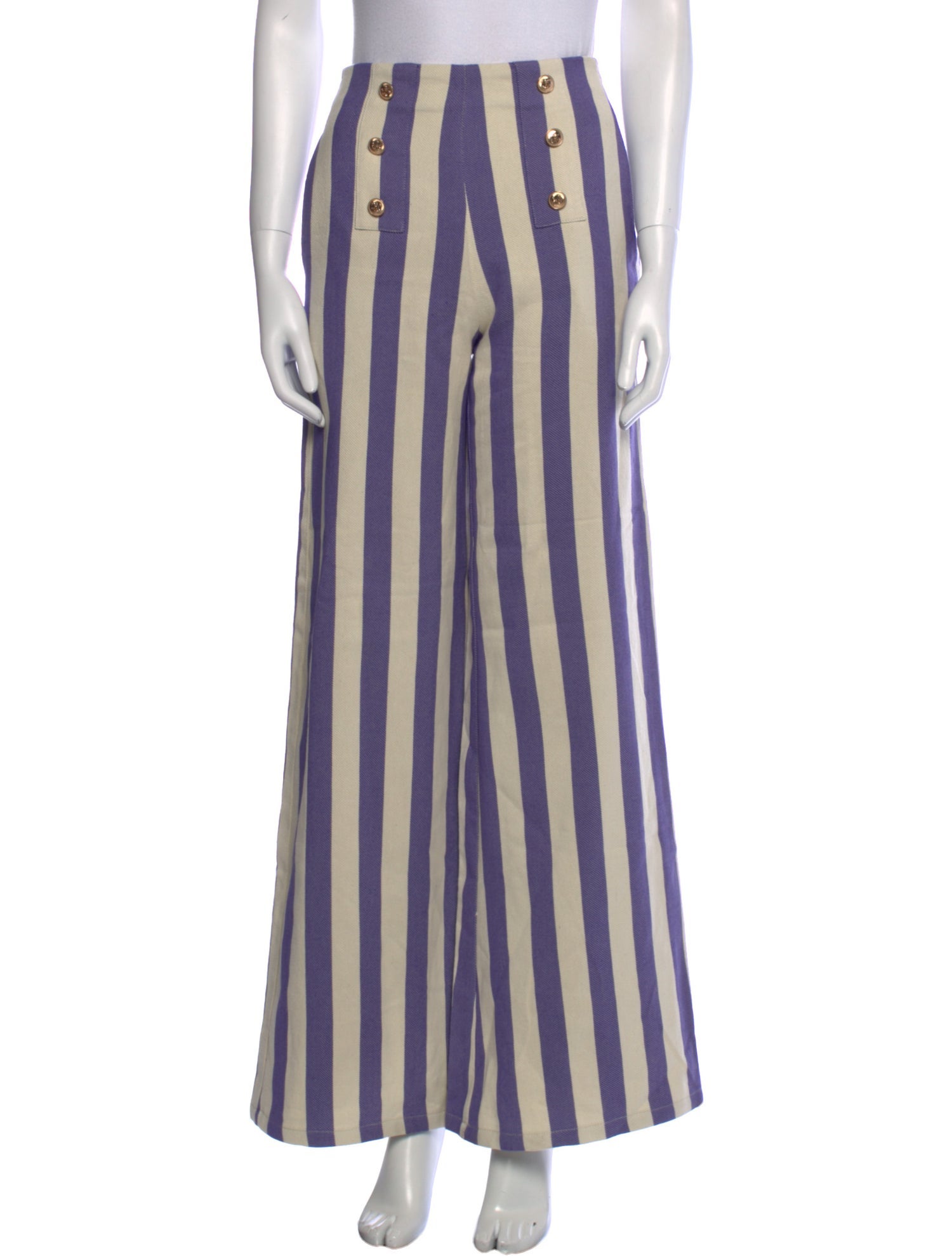 Miguelina Striped Wide Leg Pants