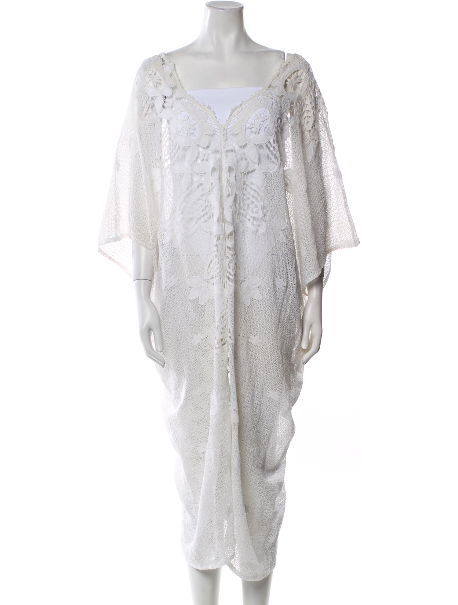 Miguelina V-Neck Midi Length Dress