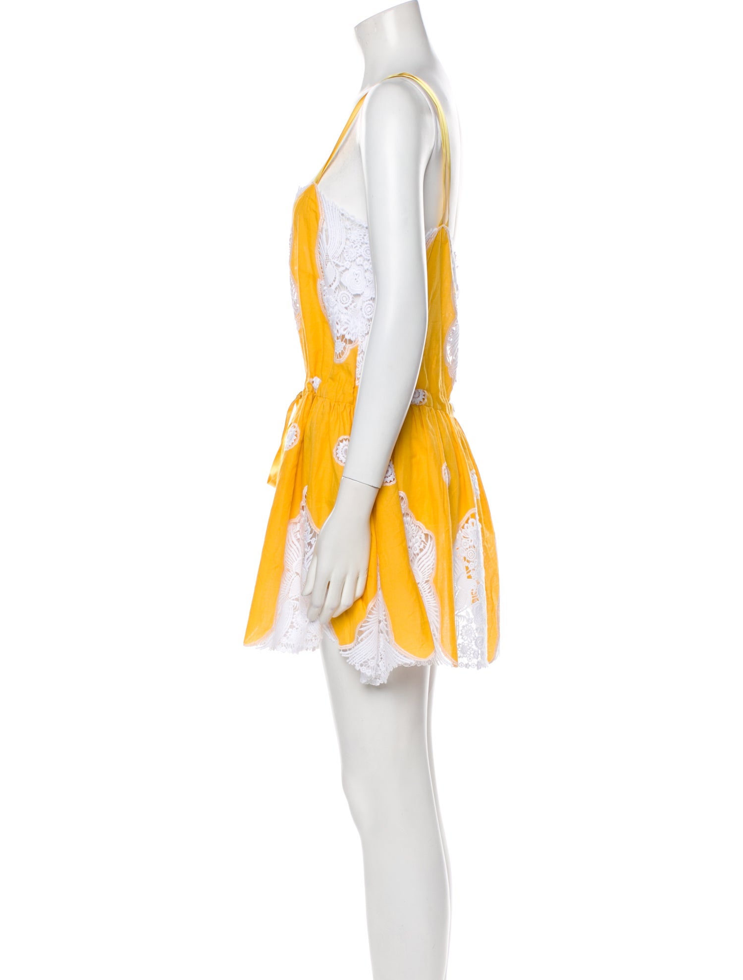 Miguelina Printed Mini Dress w/ Tags