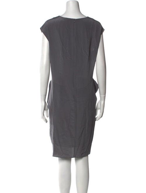 Miguelina Silk Knee-Length Dress