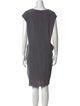Miguelina Silk Knee-Length Dress
