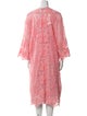Miguelina Linen Lace Pattern Robe
