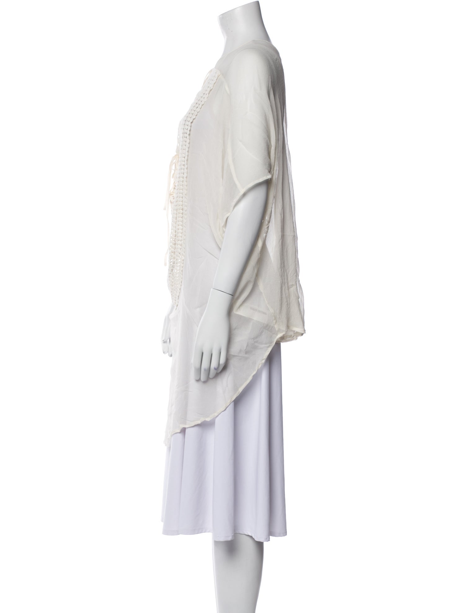 Miguelina Silk V-Neck Tunic