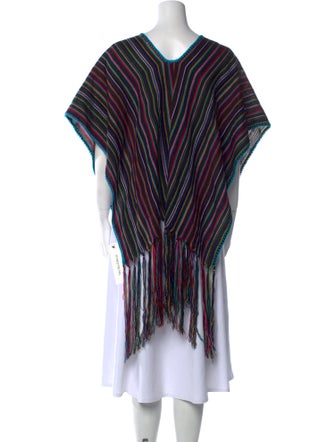 Miguelina Striped V-Neck Sweater