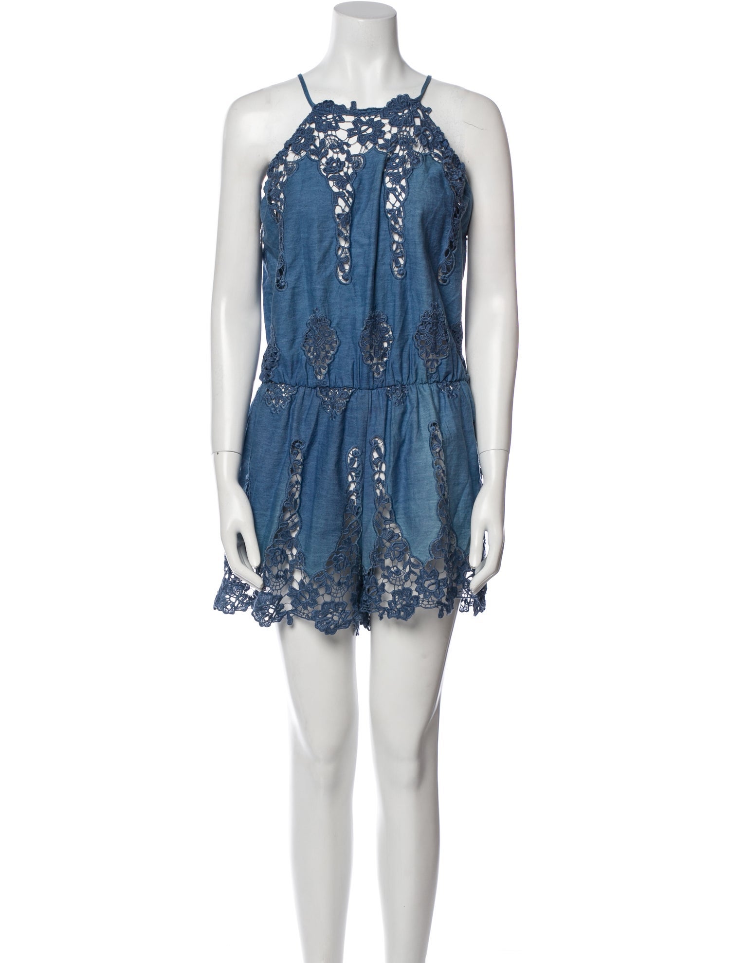 Miguelina Square Neckline Romper