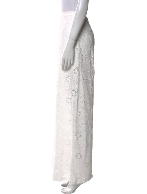 Miguelina Lace Pattern Wide Leg Pants