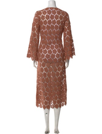 Miguelina V-Neck Long Dress