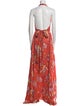 Miguelina Silk Long Dress