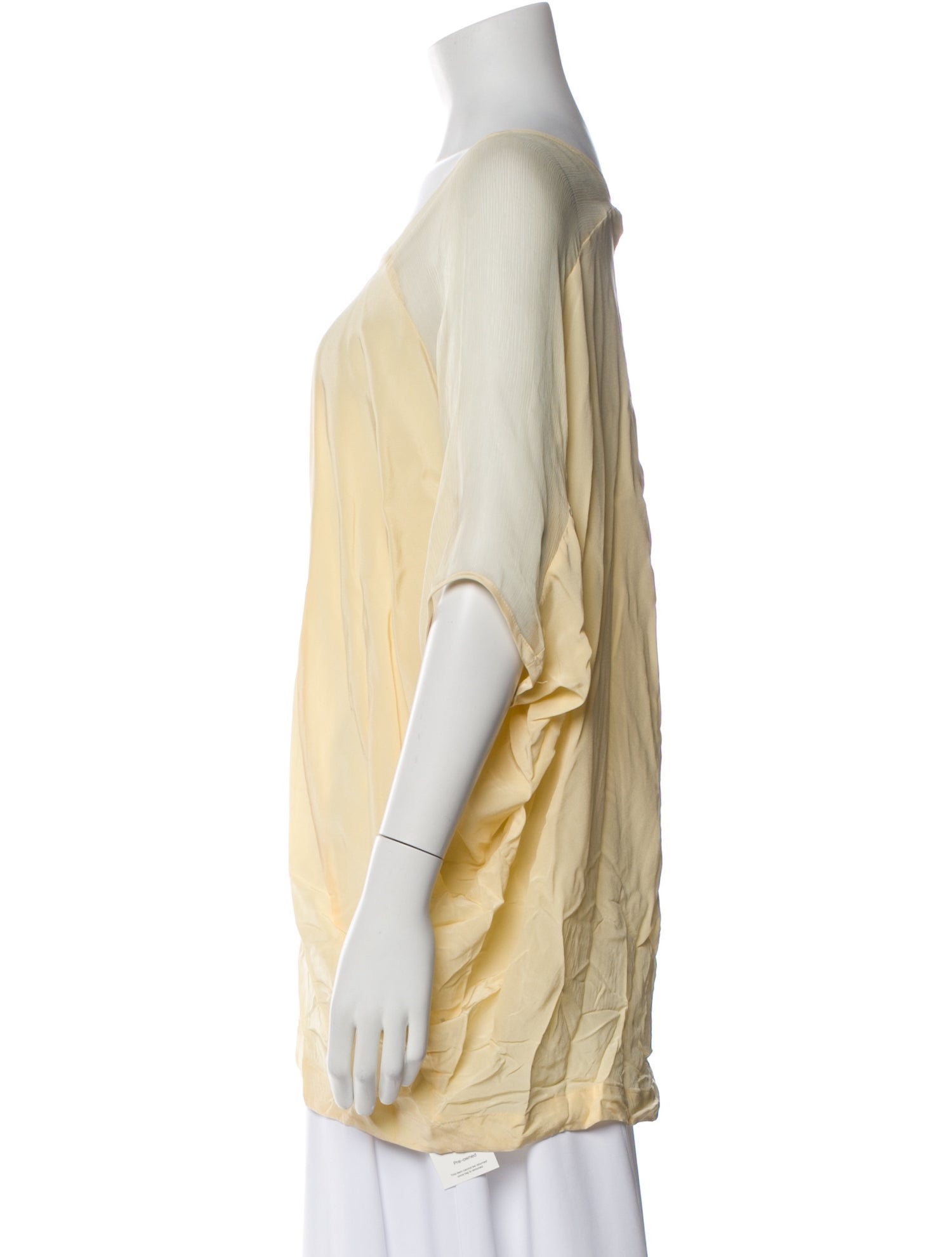 Miguelina Silk Square Neckline Tunic