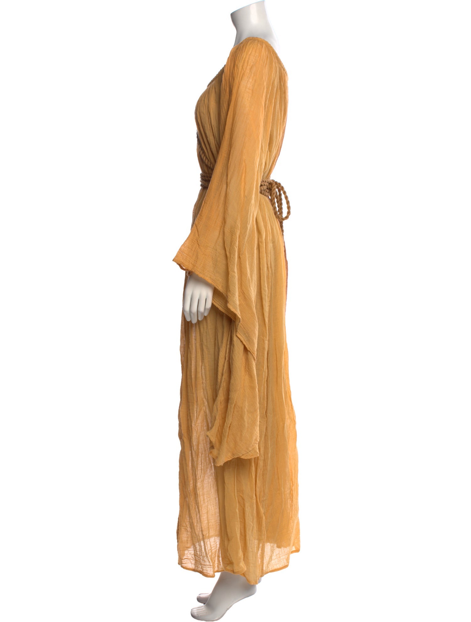 Miguelina Scoop Neck Long Dress