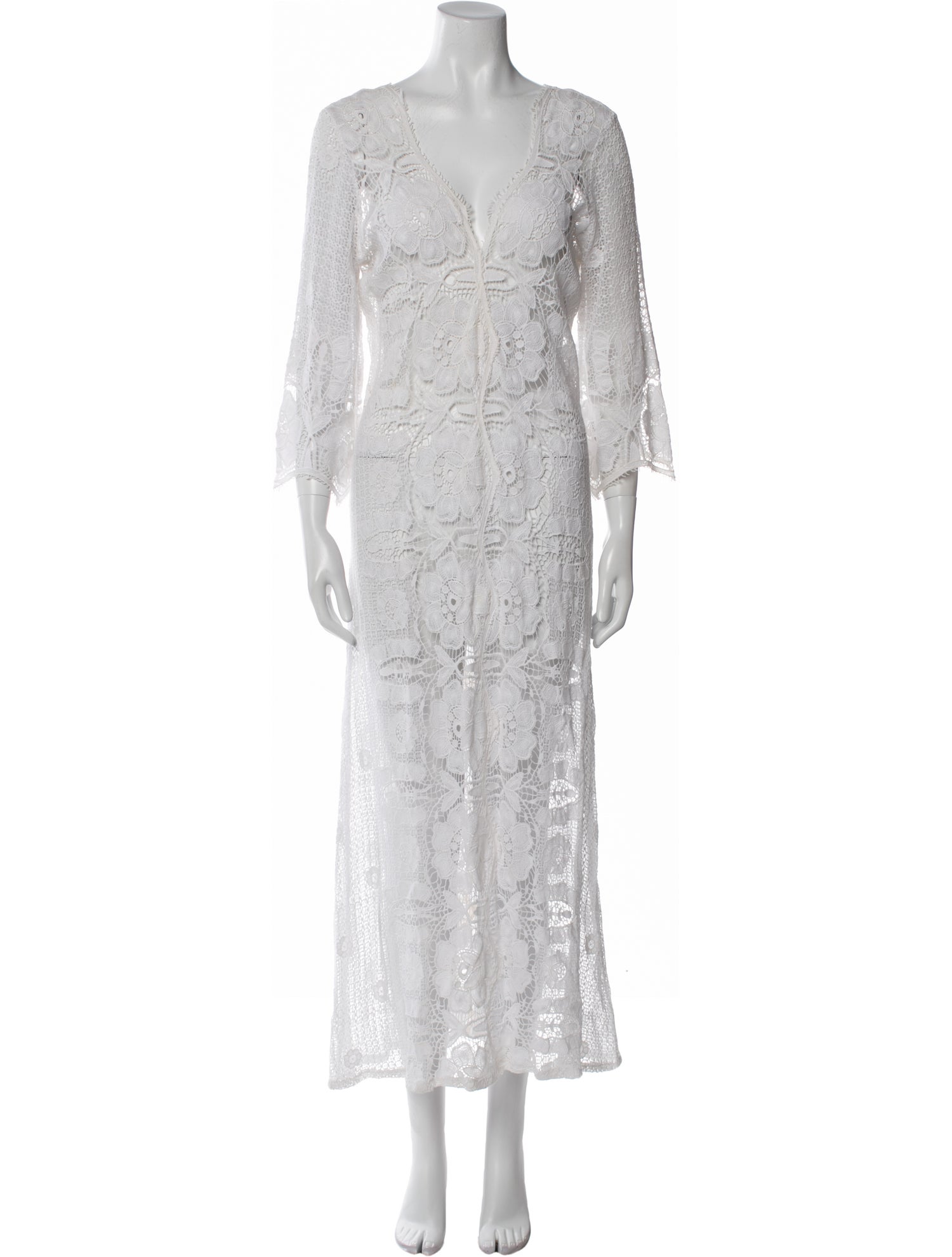 Miguelina Silk Long Dress