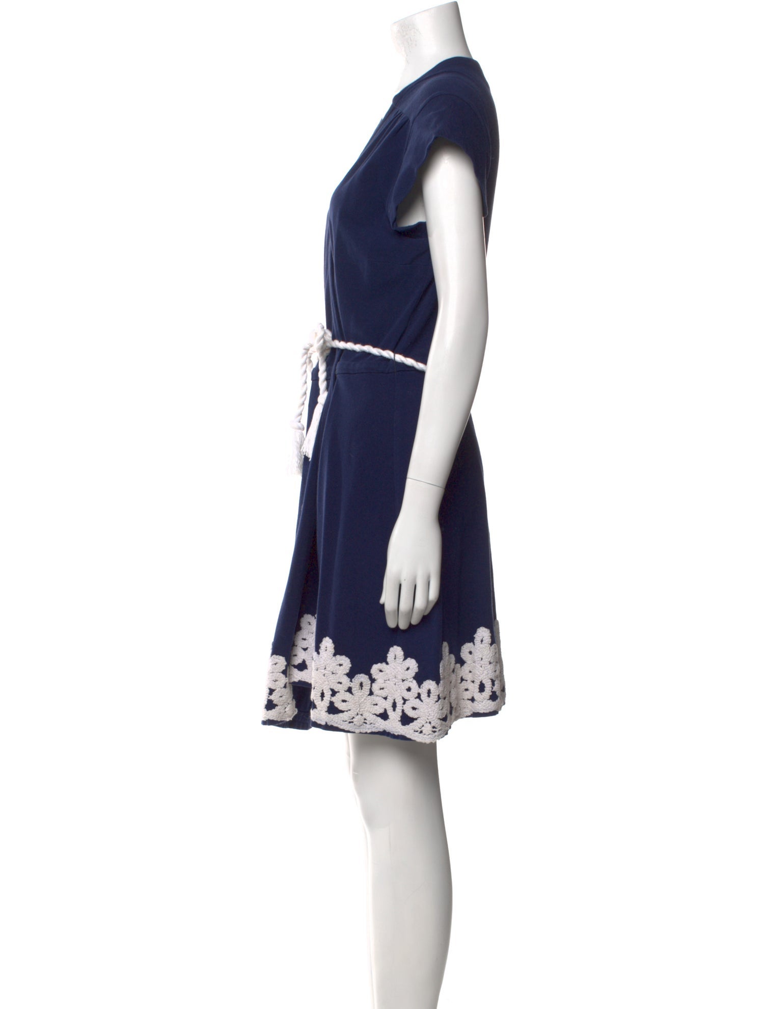 Miguelina Floral Print Mini Dress