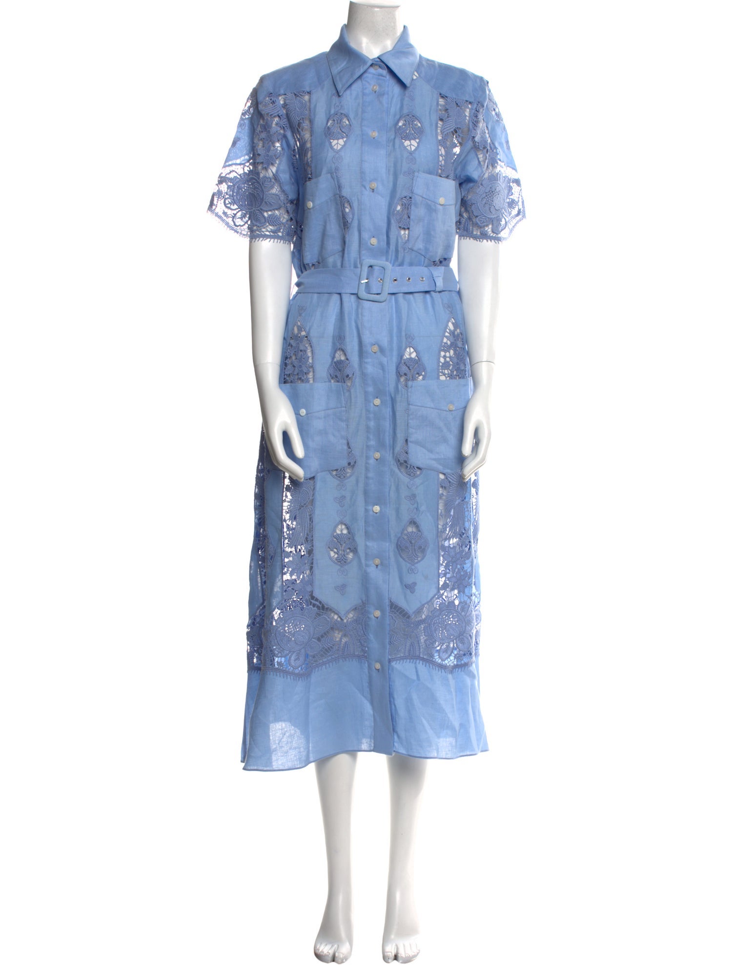 Miguelina Linen Long Dress