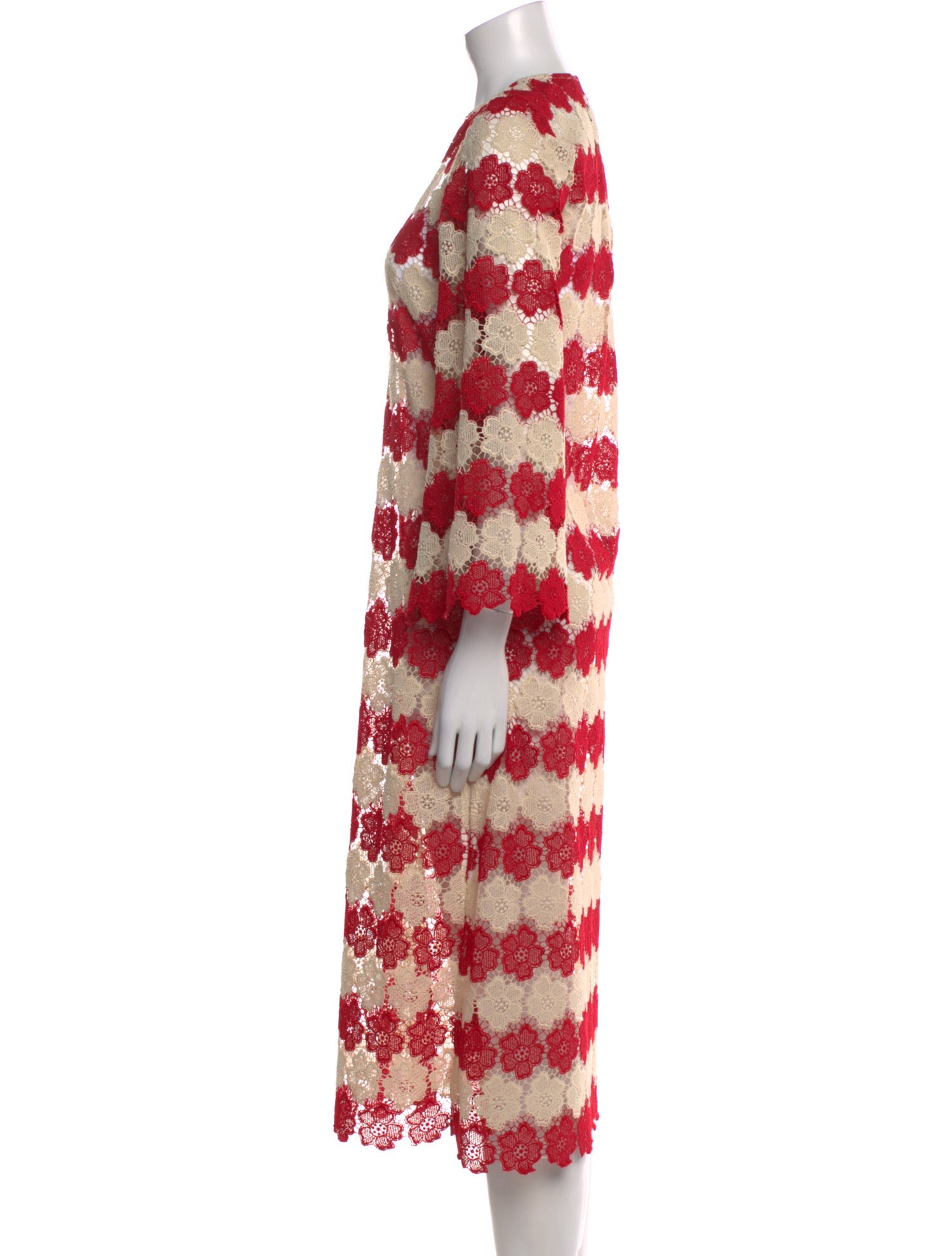 Miguelina Printed Midi Length Dress