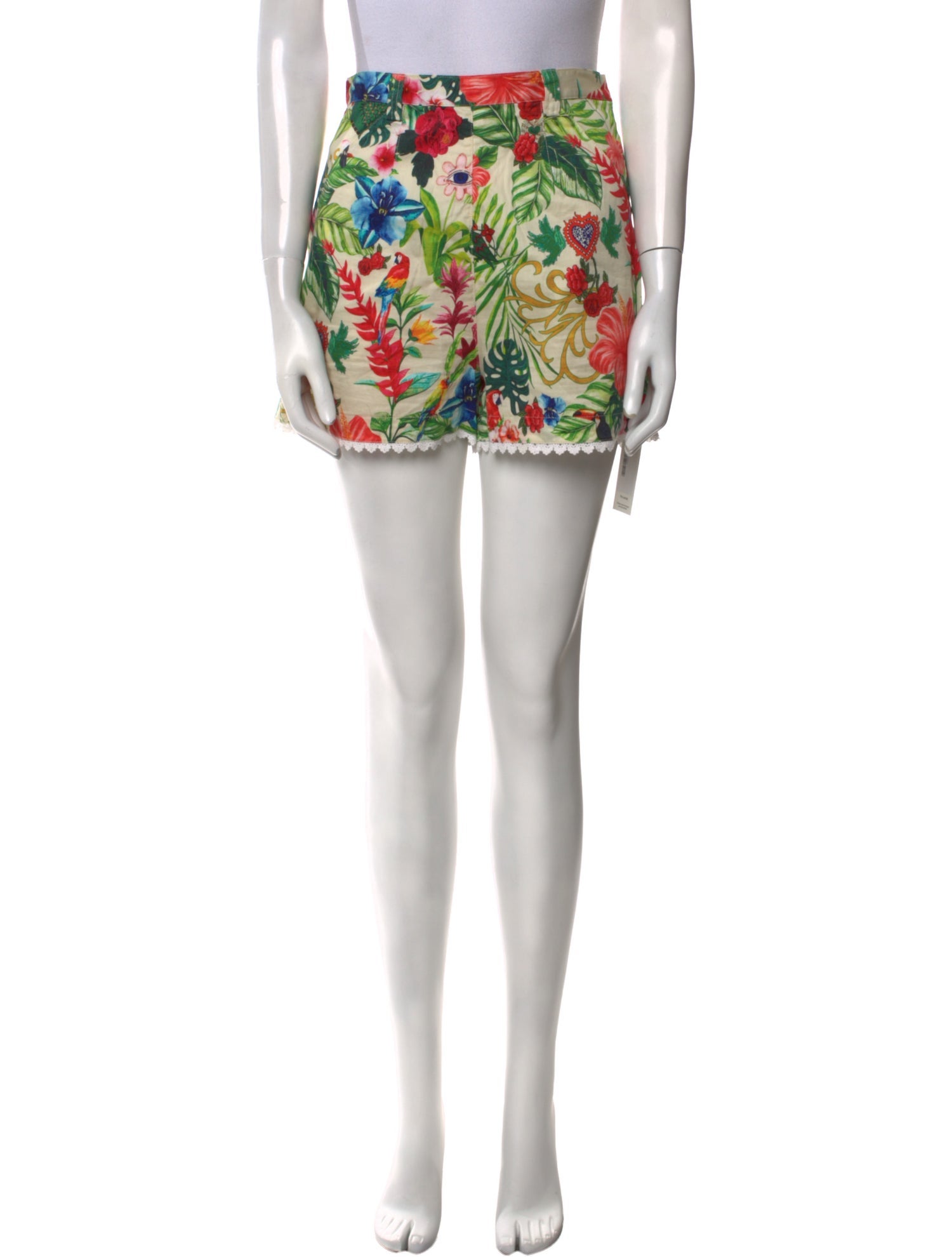 Miguelina Printed Mini Shorts