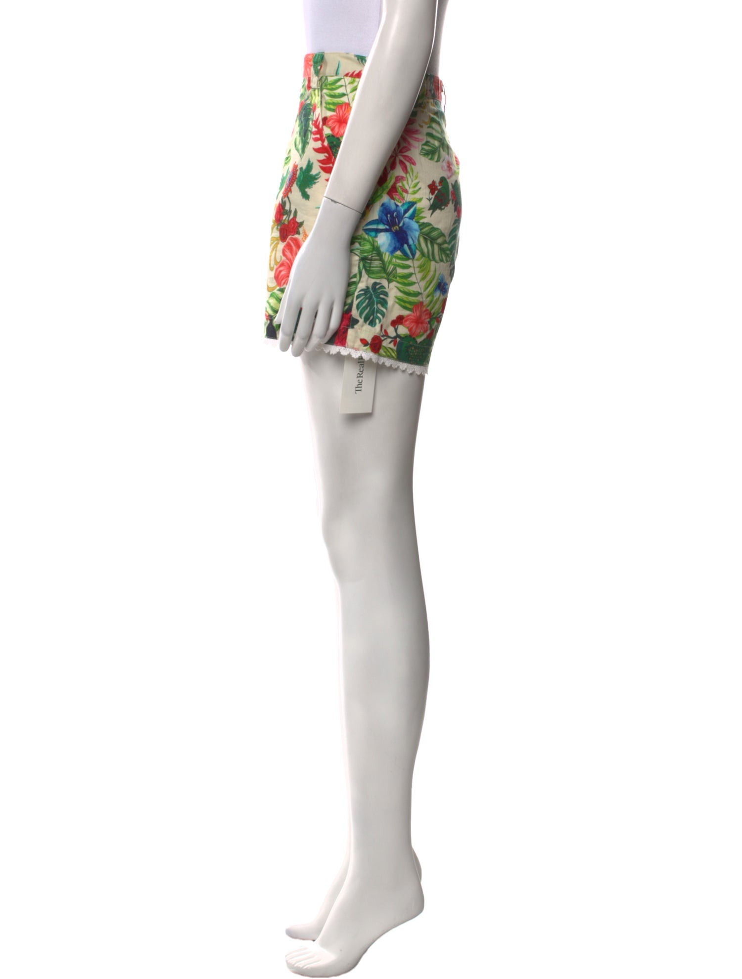 Miguelina Printed Mini Shorts