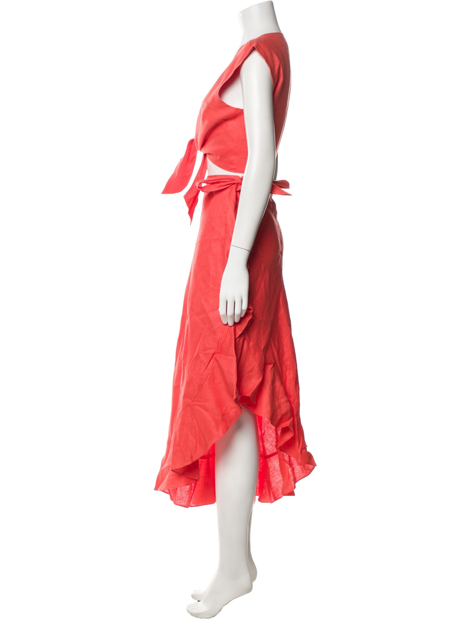 Miguelina Linen Skirt Set